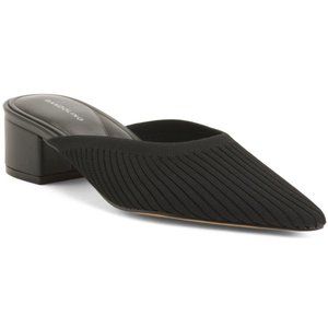 BANDOLINO Teddy Knit Slip‎ On Mules Black
